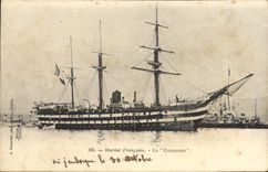 CPA Bateau Marine Francaise La Couronne