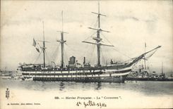 CPA Bateau Marine Francaise la Couronne