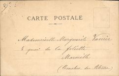 VINTAGE POSTCARD Bateau Dubourdieu Croiseur has battery