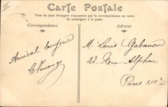 VINTAGE POSTCARD Boat Le Havre Left one Three Chechmates