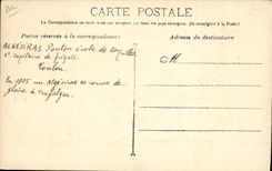 VINTAGE POSTCARD Boat Algeciras Old frigate