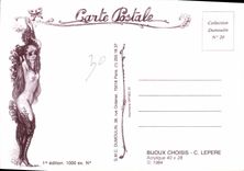 CPM Nu erotique Femme Illustrateur Bijoux choisis Lepere