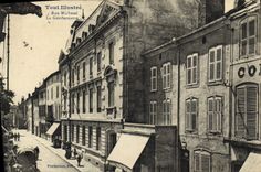 VINTAGE POSTCARD Toul Street Michatel Gendarmerie