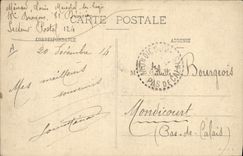 VINTAGE POSTCARD Revigny the Gendarmerie Road of co. Menhould