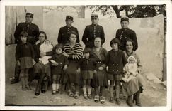 Real photo Gendarmerie Gendarme Gendarmes