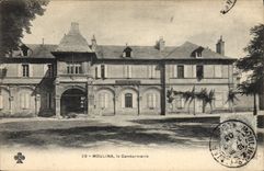 VINTAGE POSTCARD Moulins Gendarmerie