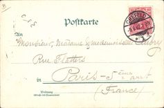 VINTAGE POSTCARD Boat SM Kreuzer Gefion