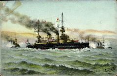 CPA Bateau Iena Cuirasse d'escadre