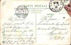 VINTAGE POSTCARD Bateau Carnot Armours squadron