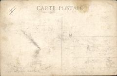 VINTAGE POSTCARD Boat Well Hoa French Transport of 1st rank by heavy sea with broad of Dardanelles