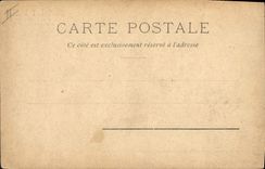 VINTAGE POSTCARD Boat Chocolate Klaus Factories of Locle the blow of gun