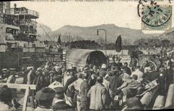 VINTAGE POSTCARD Bateau Catastrophe of Iena Transport of wound