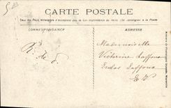 VINTAGE POSTCARD Bateau Catastrophe of Iena Transport of wound