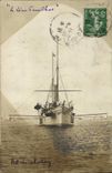 CARTE PHOTO Bateau Le Leon Gaulhac