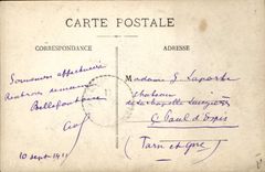 CARTE PHOTO Bateau Le Leon Gaulhac