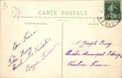 VINTAGE POSTCARD the Theater Beziers Music Hall of the varieties