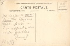 VINTAGE POSTCARD the municipal Theater Beziers