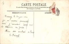 CPA Bourg La halle aux grains et le Theatre