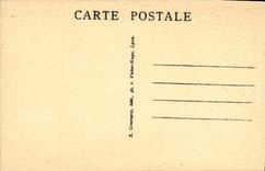 Parque de Lyon de la POSTAL de la VENDIMIA del jefe de artístico vista oro en el lago