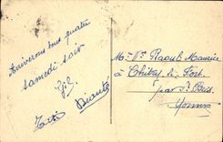 VINTAGE POSTCARD Fontainebleau the Palate the Canal