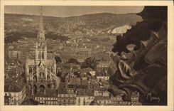 VINTAGE POSTCARD Rouen the City Museum Church Maclou Saint