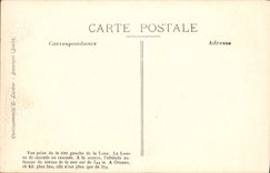 VINTAGE POSTCARD Mouthier Hte Pierre Rents It with the throats of Nouailles and has Between Roches Rocks of High Pierre