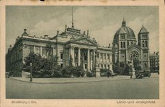 Tierra Und Amisgericht de Strabburg de la POSTAL de la VENDIMIA