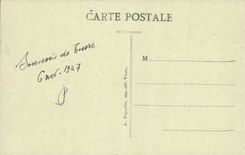 VINTAGE POSTCARD Tours Panoramic View Taken has 800m altitude