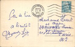 VINTAGE POSTCARD Saumur View Taken Of the Castle