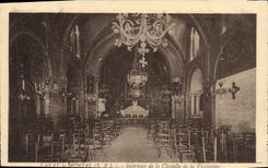 VINTAGE POSTCARD Paray Interior Monial of the vault of the Visitation