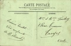 CPA Chantilly Les Trois Allees