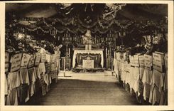 VINTAGE POSTCARD Douaumont Interior provisional Ossuary of the Militaria vault