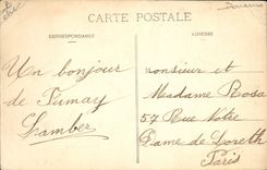 VINTAGE POSTCARD Customs Our customs officers a guet apens