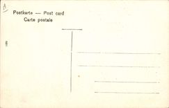 VINTAGE POSTCARD Customs Free German Border Gendarme and German customs officers Velo Cycle