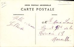 CPA Douanes Frontiere Franco suisse Alsacienne La borne des Trois Frontieres a Rechesy