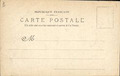 Las aduanas de Burdeos de la POSTAL de la VENDIMIA salieron el puerto de las aduanas y de la bolsa de acción