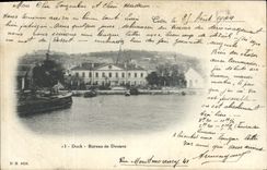 VINTAGE POSTCARD Customs This Dock Customs house