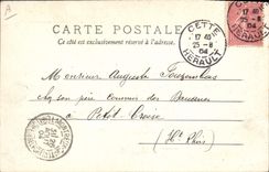 CPA Douanes Cette Dock Bureau de Douane 