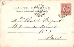 CPA Douanes Cette Dock Bureau de Douane 