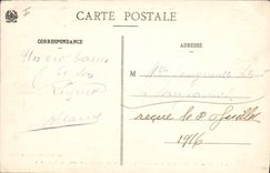 Collares de las aduanas de la POSTAL de la VENDIMIA de los Vosges que el túnel del collar de Bussang confina antes de la vieja guerra 1914 1915