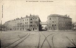 VINTAGE POSTCARD Customs Saint Nazaire the barracks of the customs