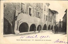 CPA Judaica Juif Saint Maximin Quartier de la juiverie 
