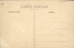 CPA Judaica Juif Luneville Entree de la synagogue incendiee par les allemands le 25 aout 1914