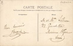 VINTAGE POSTCARD Jewish Judaica Dijon the synagigue