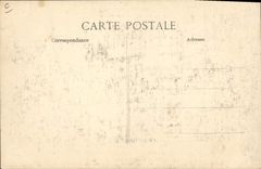 Los bomberos de Sapeurs París de la POSTAL de la VENDIMIA la tormenta del 15 de junio tienen París Eboulement con el ángulo de la calle de los honores santos de Boetie Faubourg