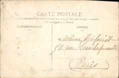 VINTAGE POSTCARD Sappers Firemen Legends of Saulge Saint To fire with fire