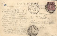 Grosella negra interior de los bomberos de los zapadores de la POSTAL de la VENDIMIA de la pendiente portuaria de una TAPA del zambullidor