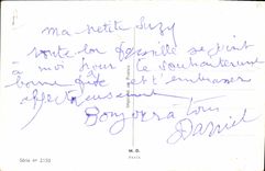 VINTAGE POSTCARD Poisson Diver