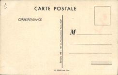 VINTAGE POSTCARD Diver Poisson Jean de Preissac