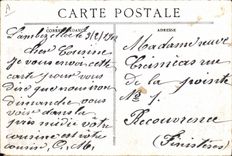 VINTAGE POSTCARD Velo Cycles Cycling a dive has bicycle